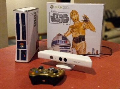 Xbox 360 Star Wars Kinect R2D2 Limited Edition Console Great Condition ...