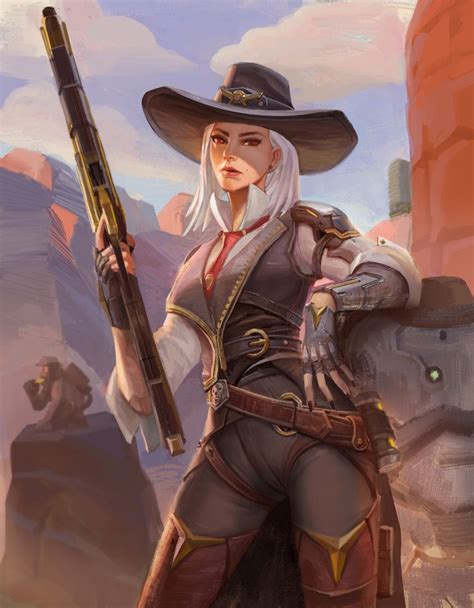 Ashe by gantzu on DeviantArt | Overwatch drawings, Overwatch wallpapers, Overwatch