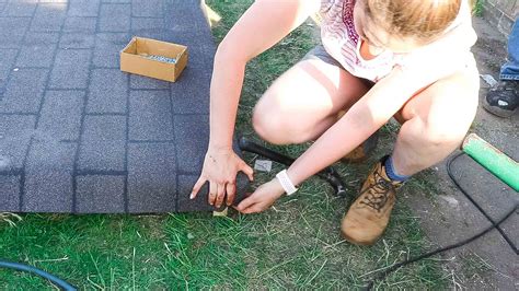 Felt Shed Roof Installation DIY - The Carpenter's Daughter