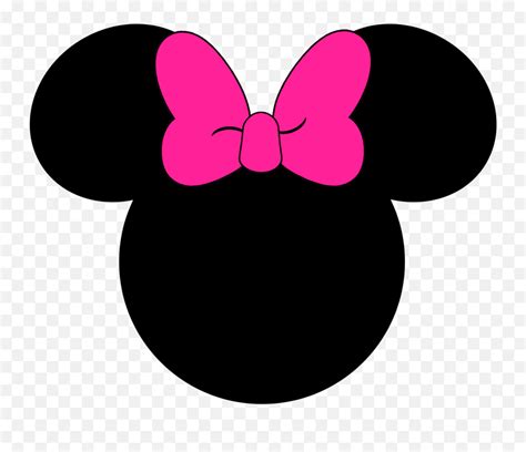 Minnie Mouse Ears With Crown Svg - Template Minnie Mouse Printables Png,Mickey Mouse Ears Png ...