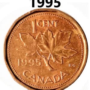 Canadian Pennies Choose Date & Quantity 1990 to 2003 - Etsy