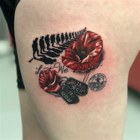 Beautiful Remembrance Day, poppy, poppies tattoo, inked by Jason Keene at Get Inked Tamworth, UK ...