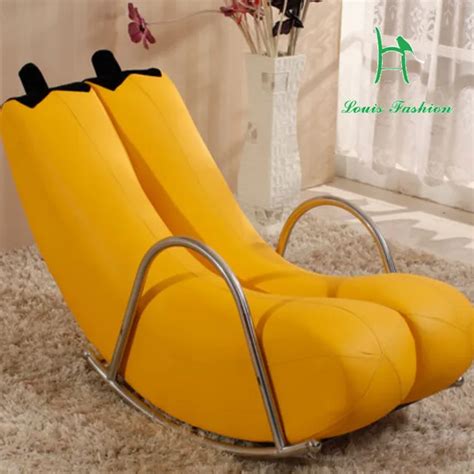 Louis Fashion Creative Single Lazy Sofa Banana Chair Rocking Chair Personality Lovely European ...