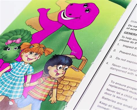 Vintage Barney Sound Story Book for Kids 90s Kid Books | Etsy