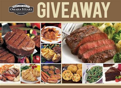 Omaha Steaks Giveaway! 4 winners, 4 $250 gift cards! Pin & Enter! | Shopping coupons, Omaha ...