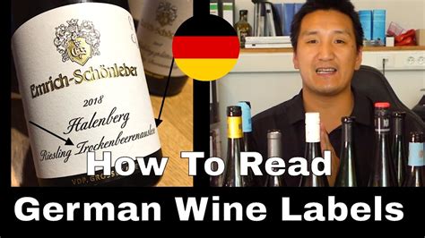 How to Read German Wine Labels - YouTube