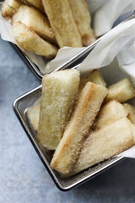 Baked Cinnamon Sugar Yucca - Sweet & Sorrel