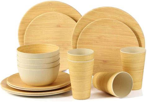 Bamboo Plates Camping | tunersread.com