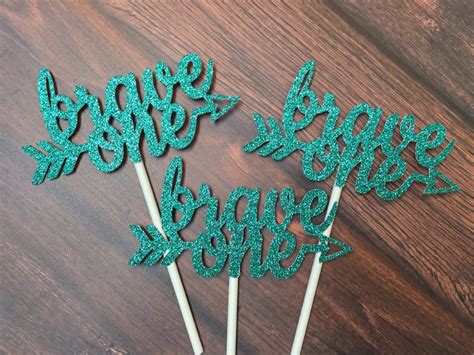 Brave One Cupcake Toppers Tribal Theme Cupcakes Arrow | Etsy
