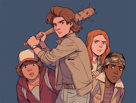 Stranger Things 2 Art By Michelle Wong | Dustin Henderson, Steve ...