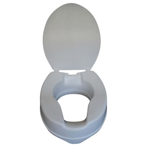 Toilet seat raiser with lid, easy to mount from LivetSomSenior ApS - AssistData