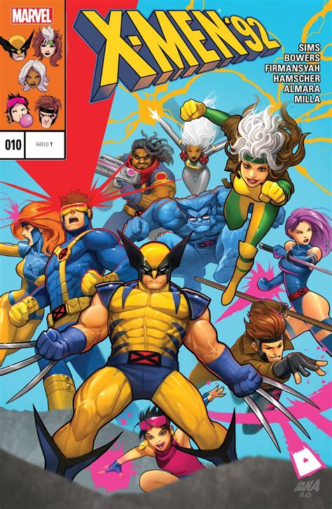 X-Men '92 (2016) #10 #Marvel @marvel @marvelofficial #XMen (Cover Artist: David Nakayama ...