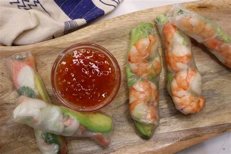 Surimi or Shrimp Summer Rolls Recipe