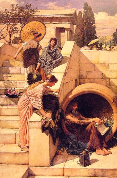 Diogenes, 1882 - John William Waterhouse - WikiArt.org