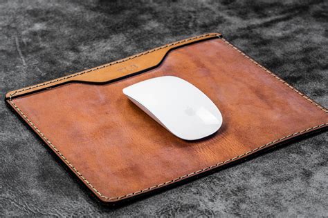 Leather Mouse Pad - Handmade From Genuine Leather | Galen Leather