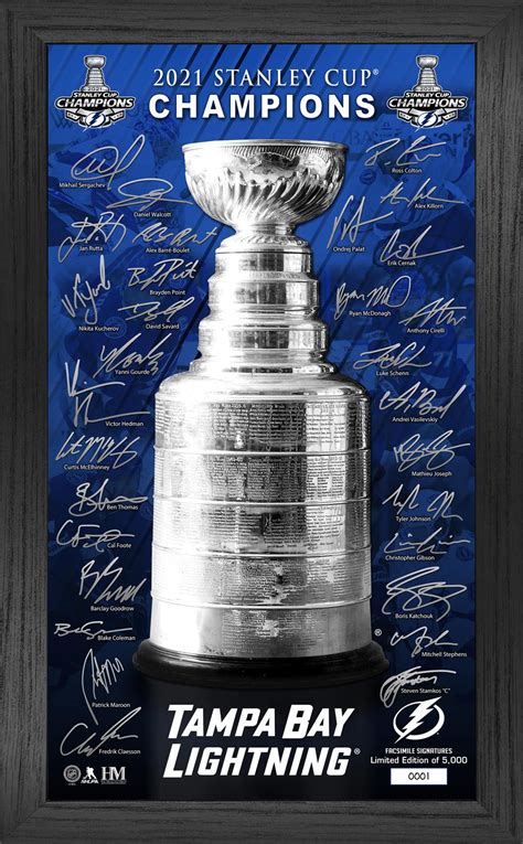 Tampa Bay Lightning 2021 Stanley Cup Signature Trophy