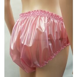 Bikini Style Pearlised semi transparent Pink pvc pants | Cosy N Dry ...