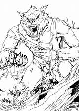 Werewolf coloring Pages  Free WONDER DAY — Coloring sketch template