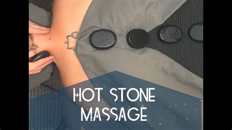 Hot Stone Massage Technique Using Volcanic Basalt Stones - YouTube