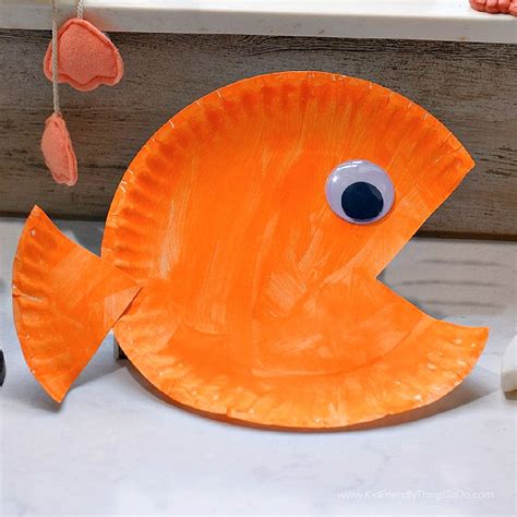 Easy Paper Plate Fish Craft for Kids | Kid Friendly Things To Do