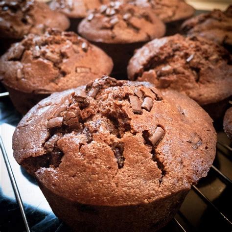 Moist Chocolate Muffins Recipe | Allrecipes Muffin Recipes, Baking Recipes, Cake Recipes ...