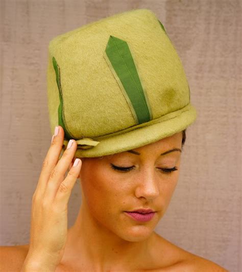 Vintage Hat Vintage Mod Hat 1960s Mod Hat Bucket Hat Wool | Etsy | Hats ...