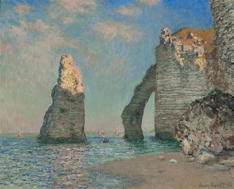 https://flic.kr/p/2dUGz1b | Claude Monet - The Cliffs at Étretat [1885] | [The Clark Art Museum ...