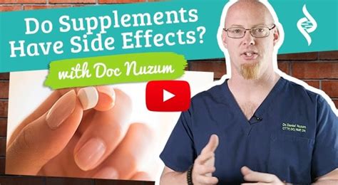 Do Supplements Have Side Effects? "Doc Talks" with Dr. Daniel Nuzum