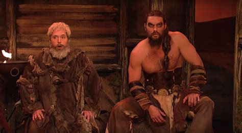 Watch Jason Momoa Reprise 'Game of Thrones' Role Khal Drogo on 'SNL ...