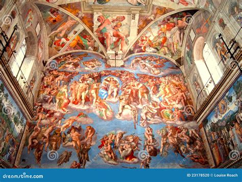 Sistine Chapel, The Last Judgement Stock Illustration - Image: 23178520