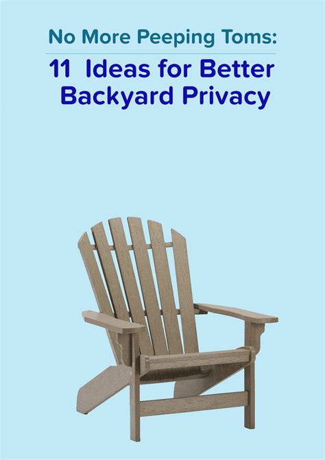 No More Peeping Toms: 11 Ideas for Better Backyard Privacy