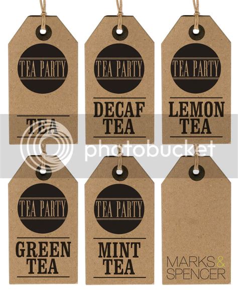 Tea Party Tea Labels – Ideas – Hannah Furnell Design Blog