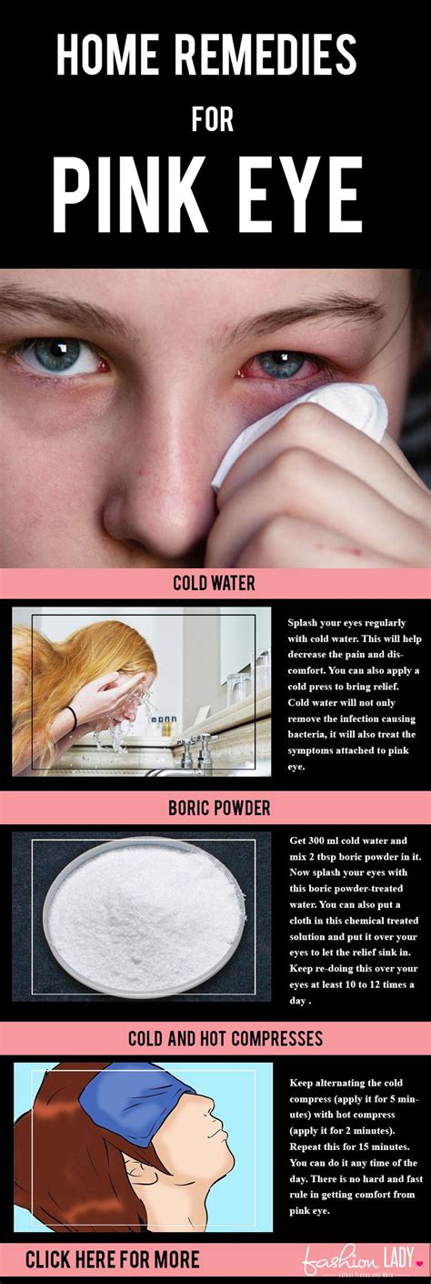 Home Remedies For Pink Eye | Pinkeye remedies, Pink eye treatment, Pink eyes