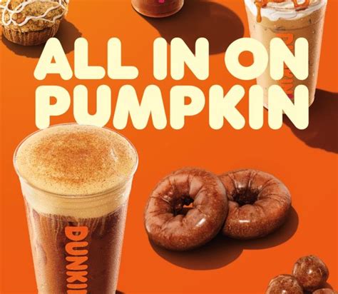 Dunkin' Features New Pumpkin Cream Cold Brew and Various Pumpkin Spice ...