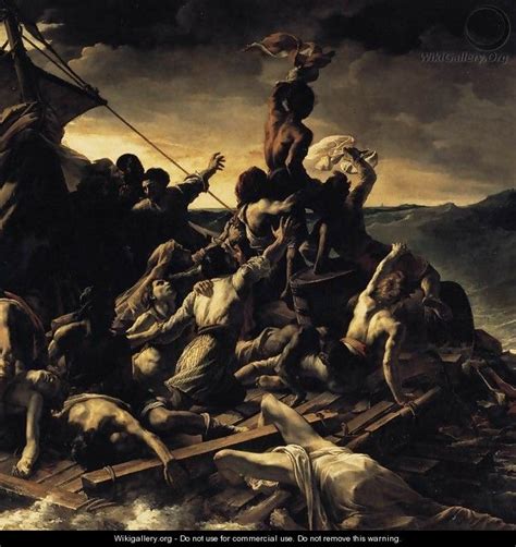 The Raft of the Medusa (detail) 1818-19 - Theodore Gericault ...