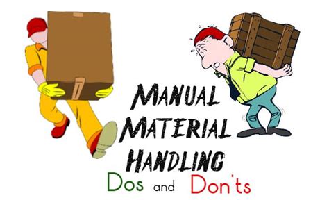 Manual Material Handling Safety Dos and Don’ts - HSE and Fire ...