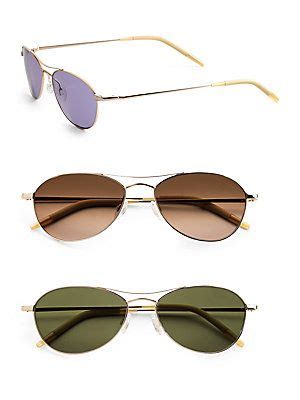 Oliver Peoples Aero 57 Aviator Sunglasses | Aviator sunglasses, Sunglasses, Oliver peoples