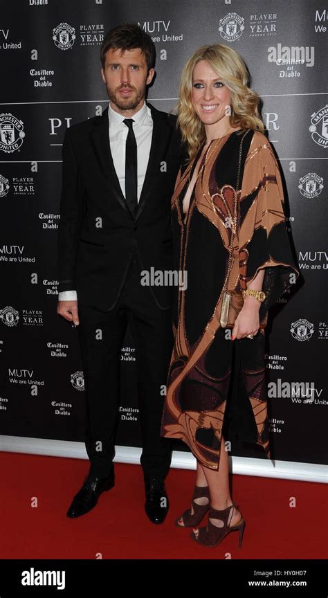 Michael Carrick and Wife Lisa arrive at Manchester United Old Trafford ...