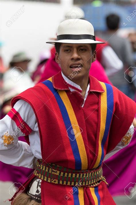 June 17, 2017 Pujili, Ecuador: Indigenous Man In Traditional ... | Traditional outfits ...