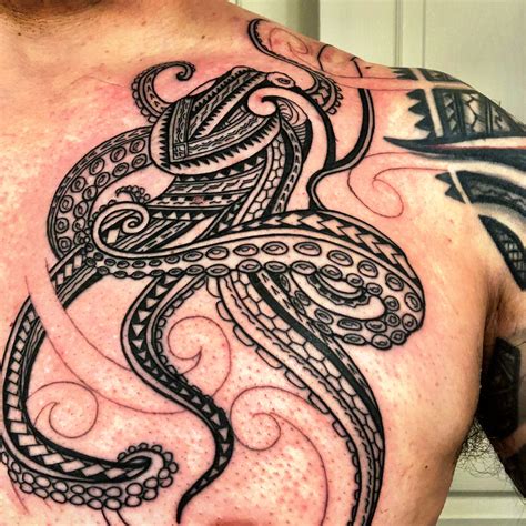 Maori Octopus Tattoo