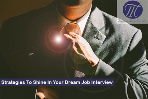 Strategies To Shine In Your Dream Job Interview - Morpheus Human Consulting