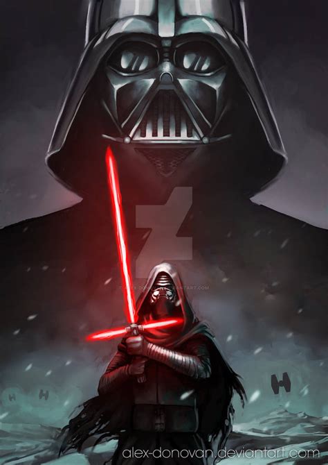 Darth Vader and Kylo Ren by Alex-Donovan on DeviantArt