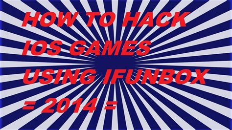 2016 How to hack any ios games iphone,ipad,ipod using iFunbox *Still Working - YouTube