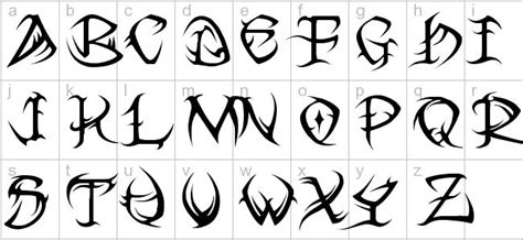 It's called VTC Tribal font | Tattoo lettering fonts, Tattoo name fonts, Lettering fonts