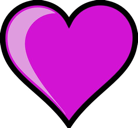 Light Purple Heart Clip Art Vector Clip Art Online Ro - vrogue.co