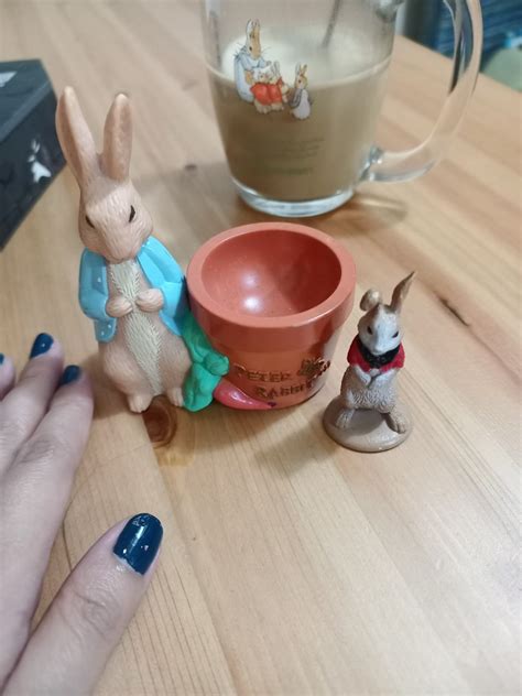 Peter rabbit figures on Carousell