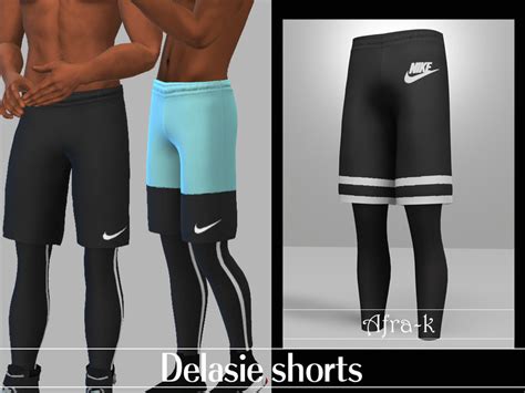 The Sims Resource - Delasie shorts with tights