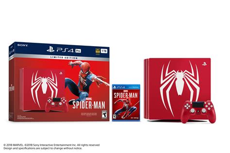 Sony Reveals New Limited Edition Marvel's Spiderman PlayStation 4 ...