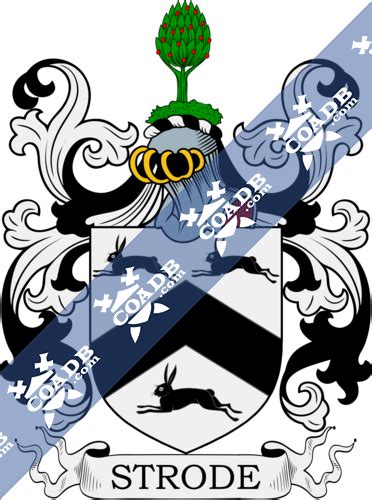 Strode Family Crest, Coat of Arms and Name History