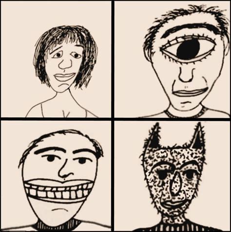 All This Is That: Drawing: Faces #1123 - Four types of bosses